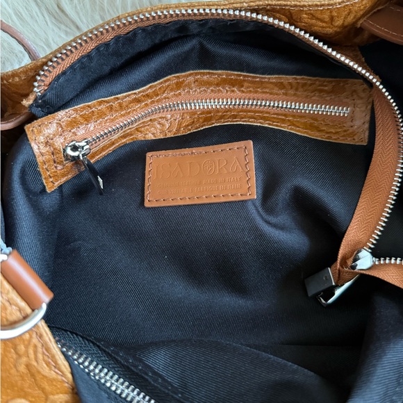 NWT Isadora Genuine Italian Leather Tote Bag Purse - Picture 11 of 13